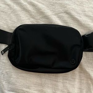 Lululemon Black belt bag